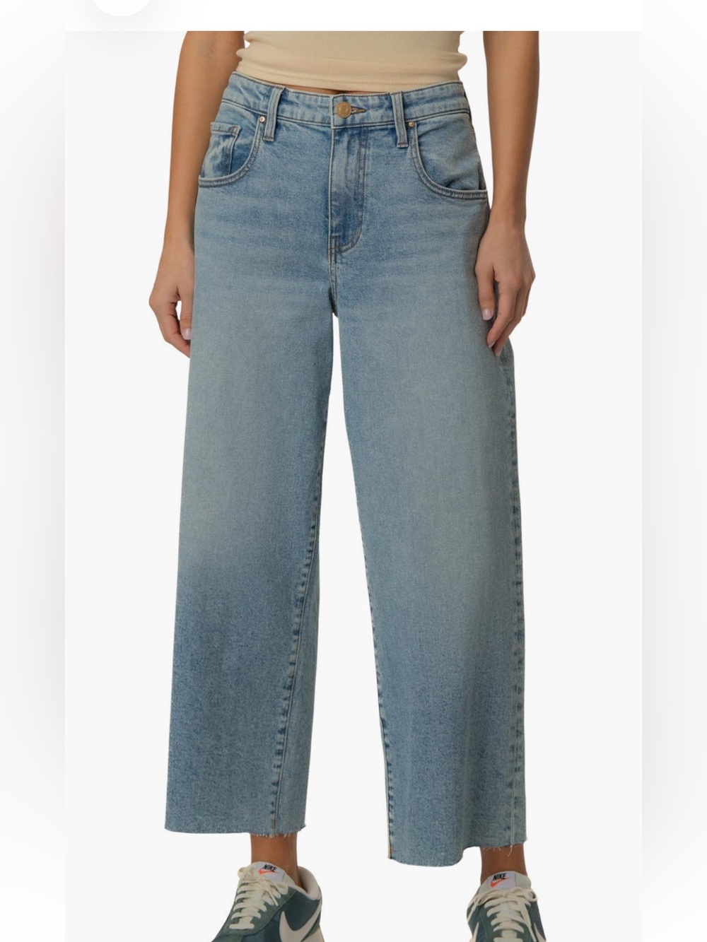 Kut from the Kloth Light Blue Wide-Leg High-Rise Jeans